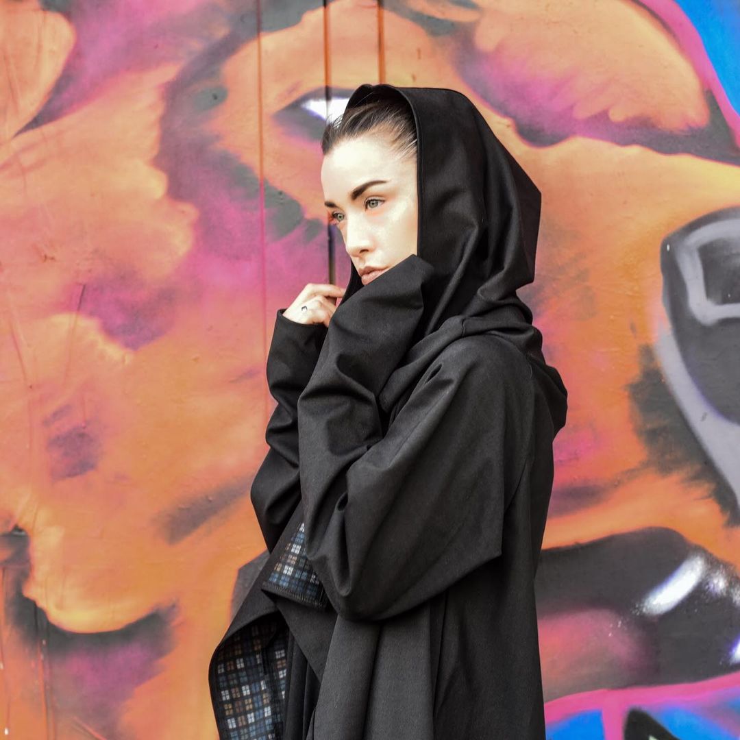 Hooded Cape Jacket